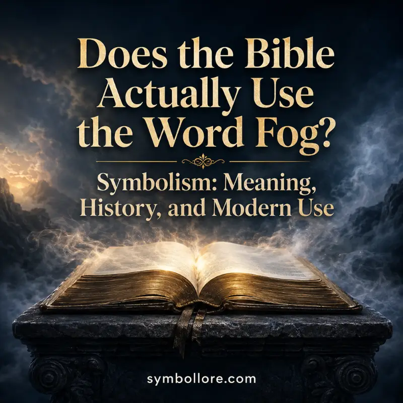 Does the Bible Actually Use the Word Fog?