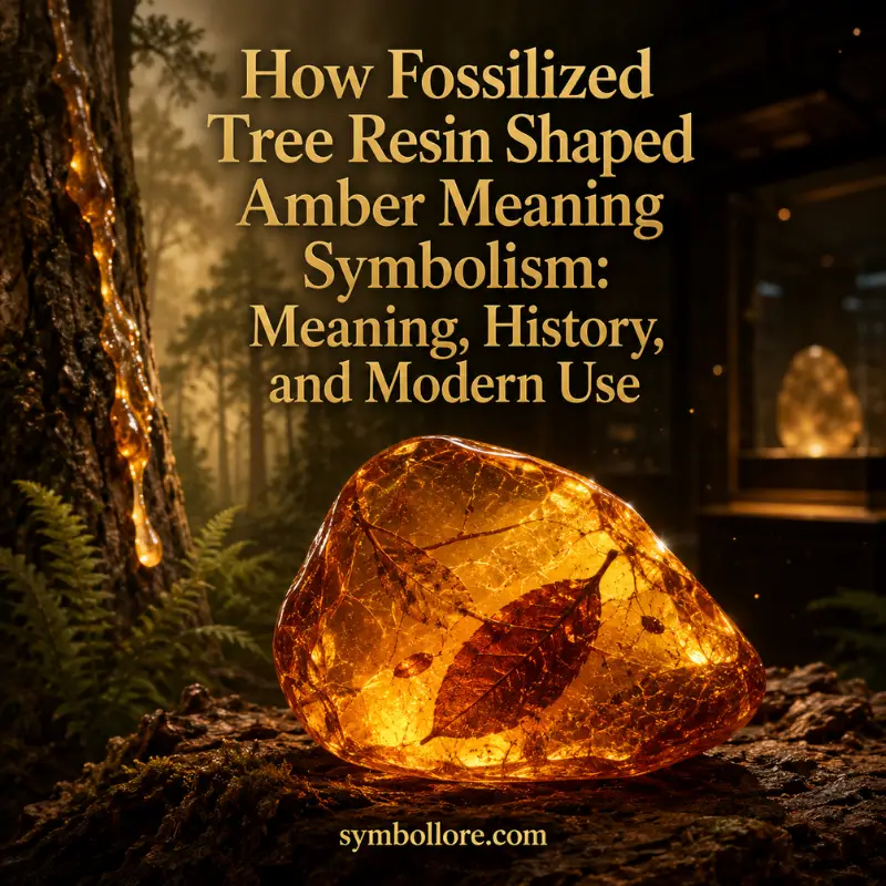 How Fossilized Tree Resin Shaped Amber Meaning