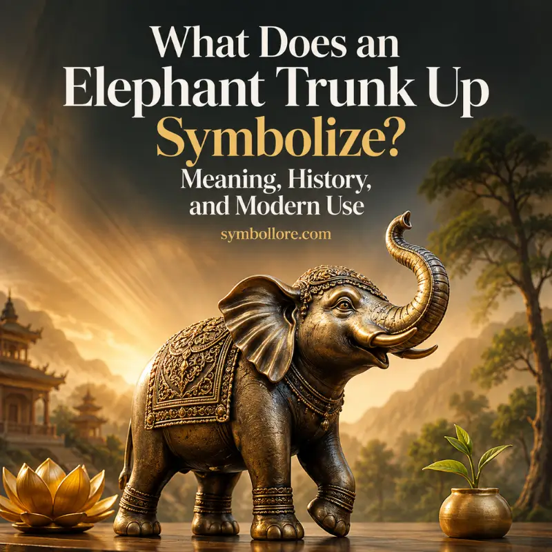 What Does an Elephant Trunk Up Symbolize?