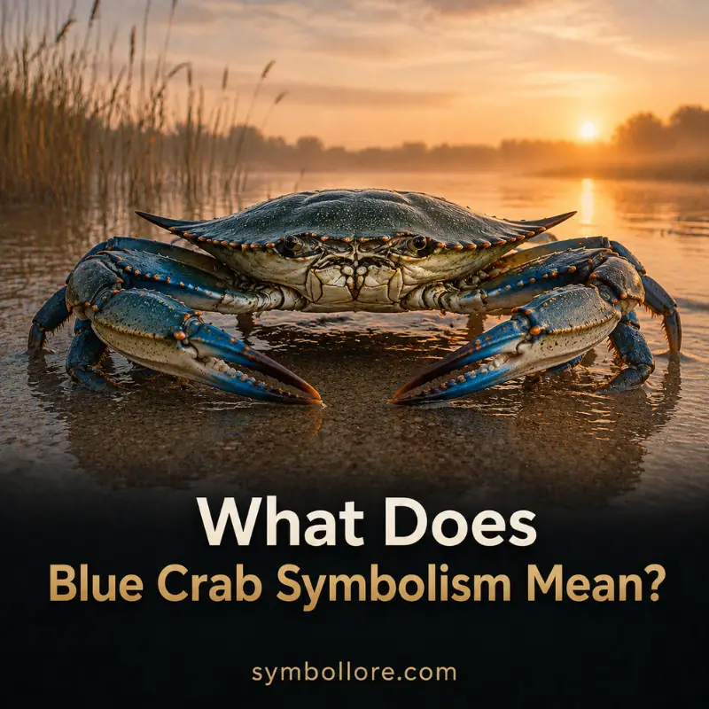 Spiritual Meaning of Seeing a Blue Crab
