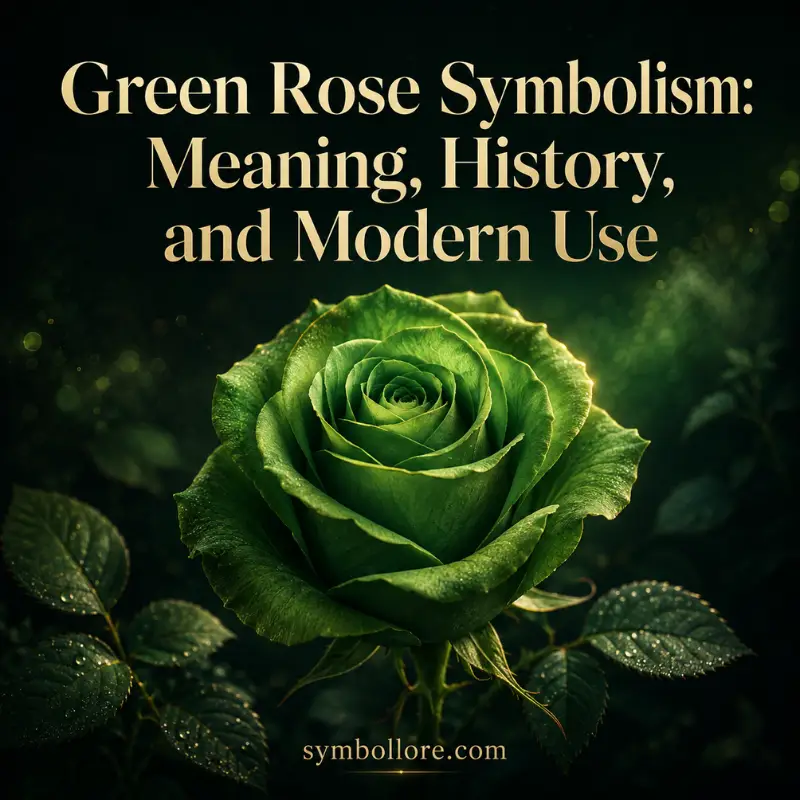 What Does Green Rose Symbolism Mean?