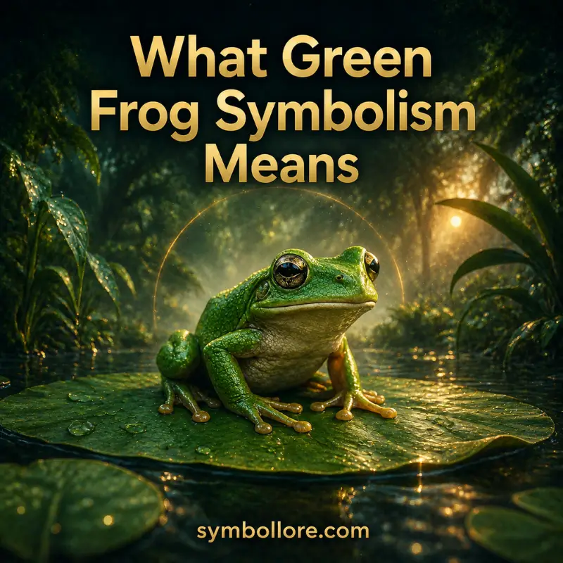 What Green Frog Symbolism Means