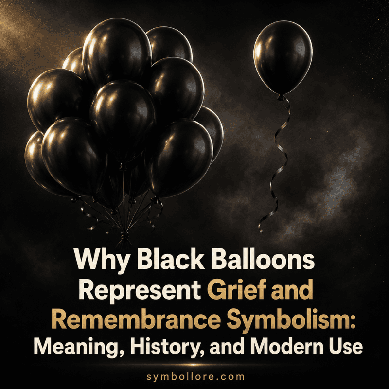 Why Black Balloons Represent Grief and Remembrance