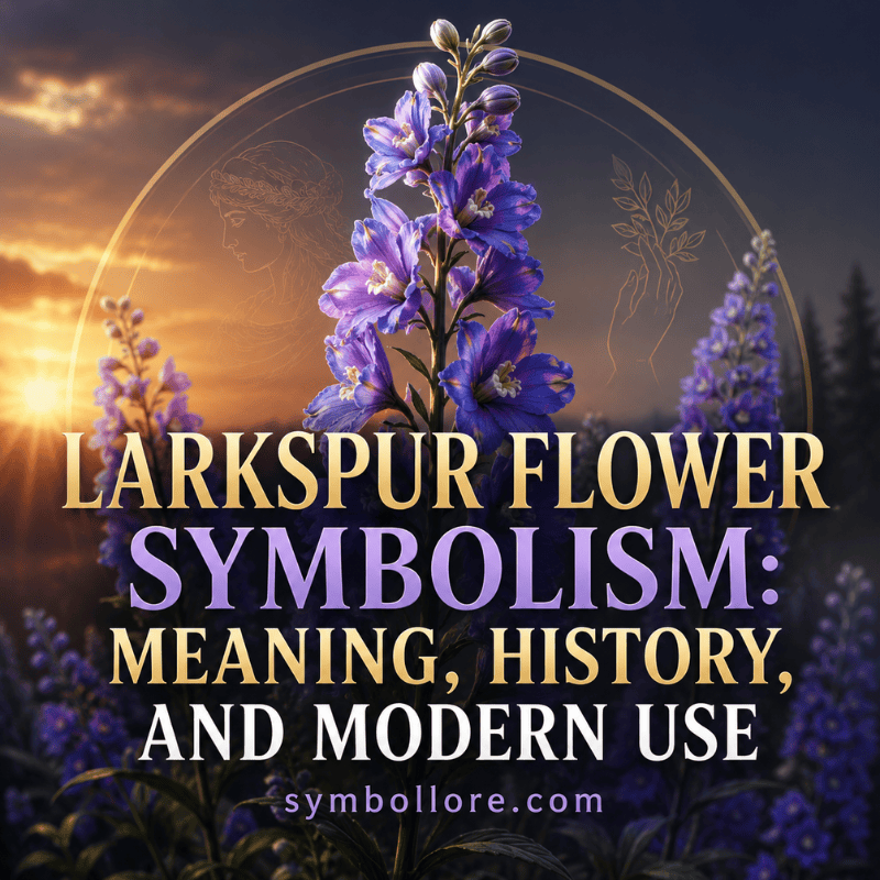 What Does Larkspur Flower Symbolism Mean?