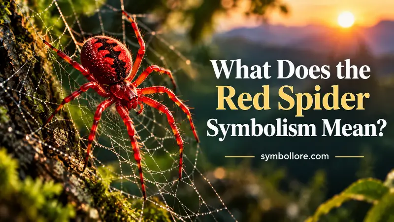 What Does Red Spider Symbolism Mean?