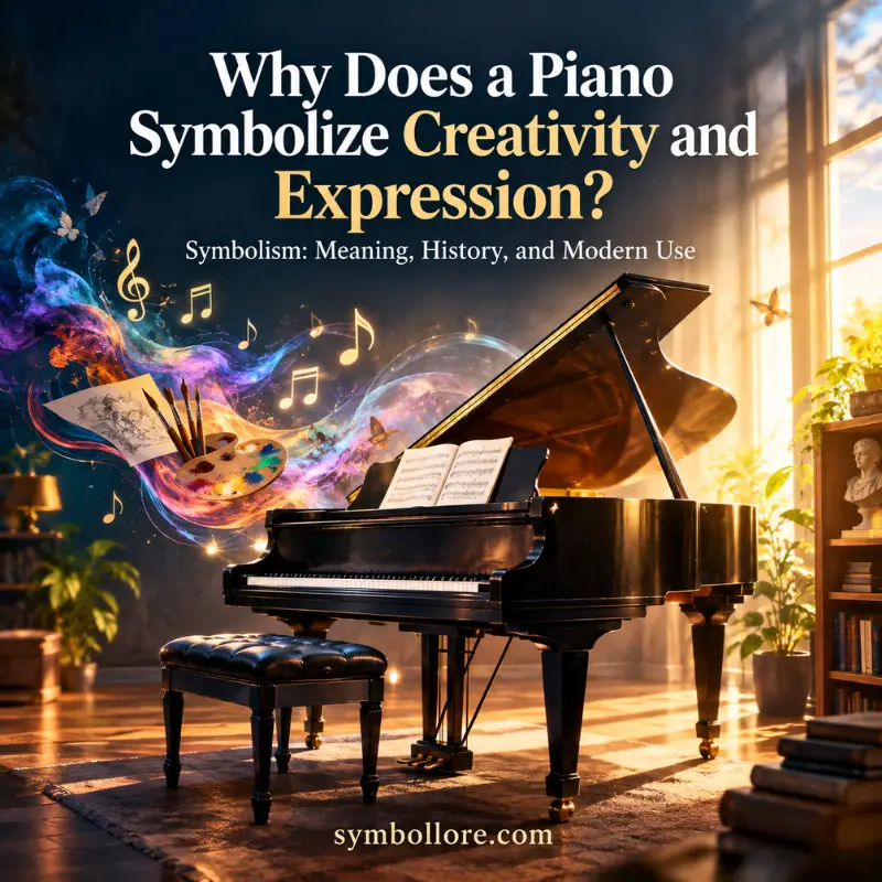 Why Does a Piano Symbolize Creativity and Expression?